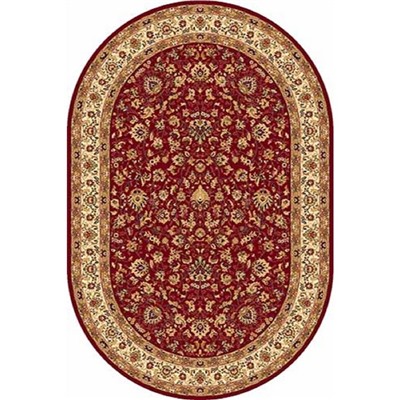 Ковёр овальный Izmir 5471, размер 100 х 200 см, цвет red