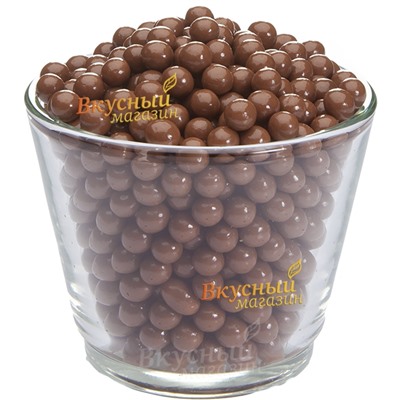 Декор Драже шоколадное молочный шоколад Кранч Crunchy Beads Milk Irca, 100 гр.